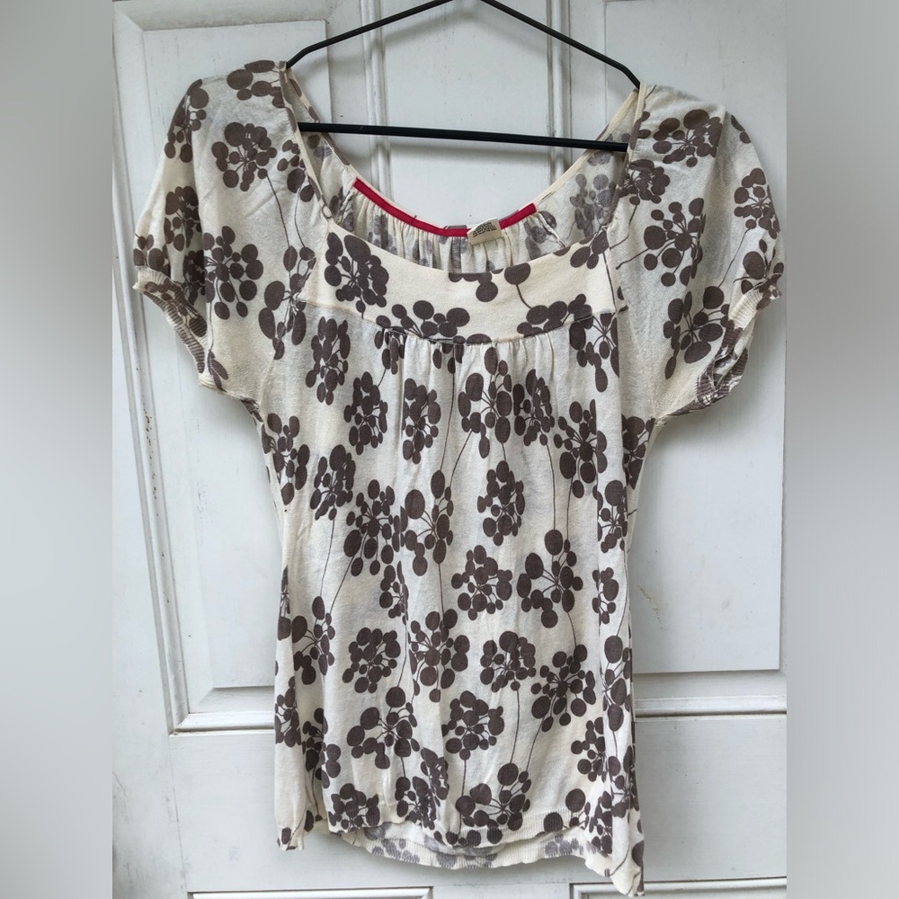 Anthropologie Thin-Knit Sweater Top